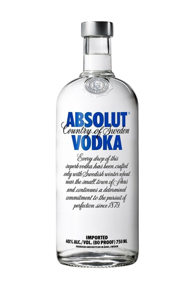 Absolut Original Vodka bottle