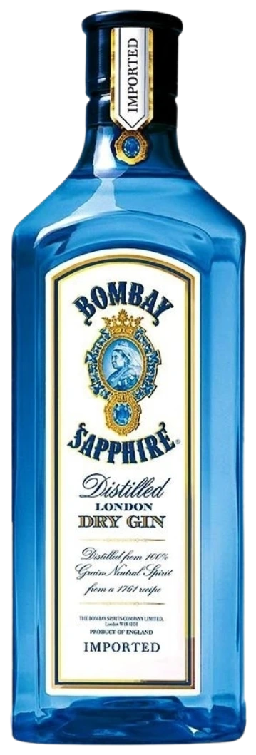 Bombay Sapphire Gin bottle