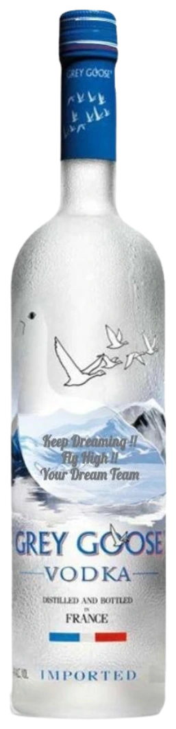 Grey Goose Vodka bottle