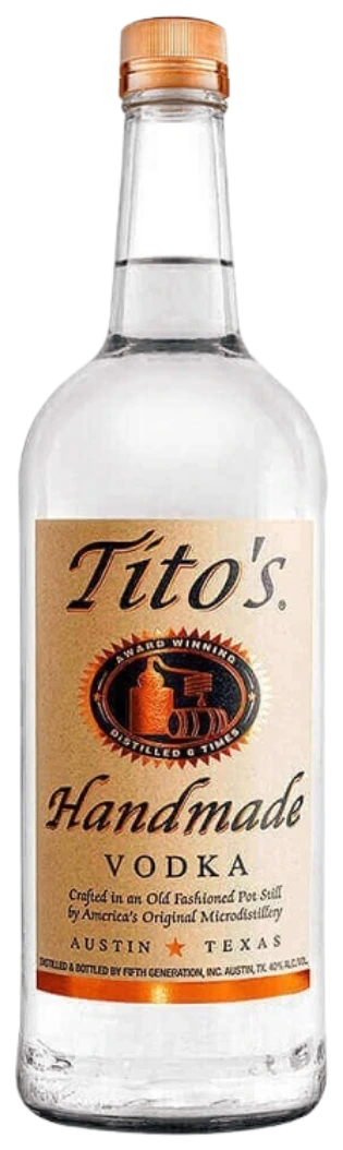 Tito's Handmade Vodka bottle