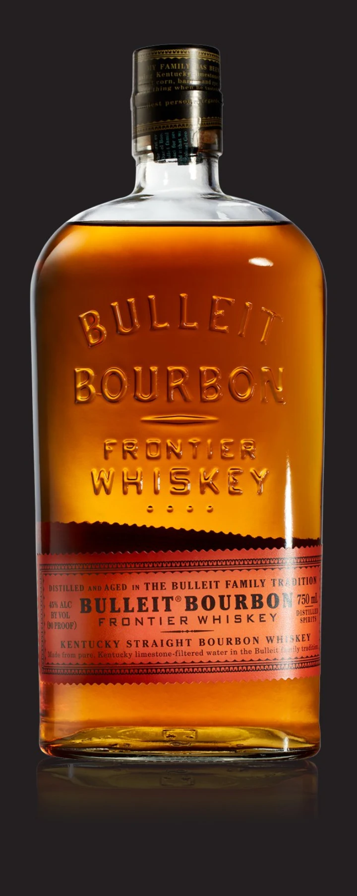Bulleit Bourbon bottle