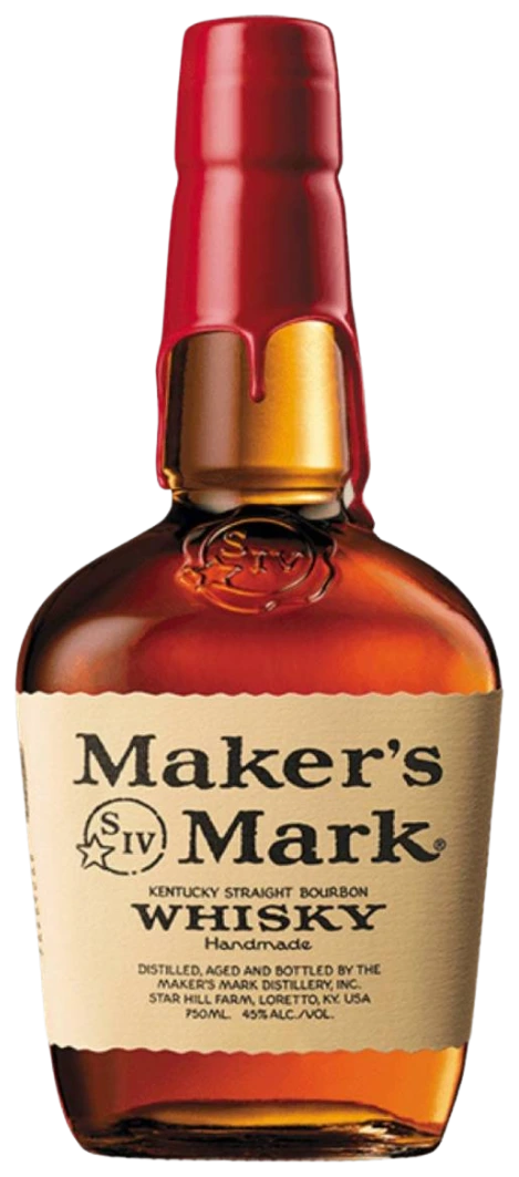 Maker's Mark Bourbon bottle