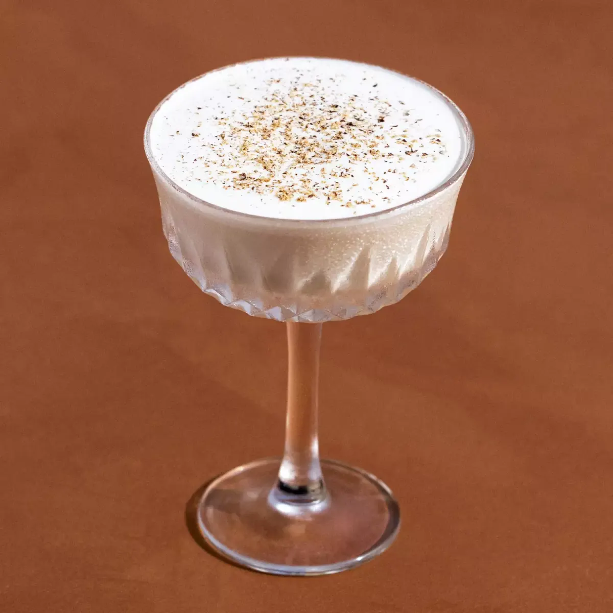 Brandy Alexander cocktail with nutmeg