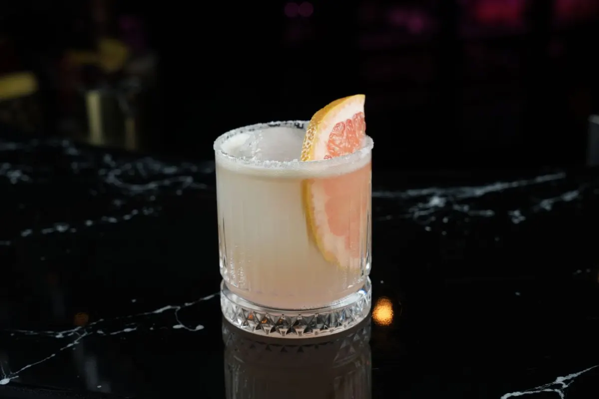 Paloma cocktail with grapefruit