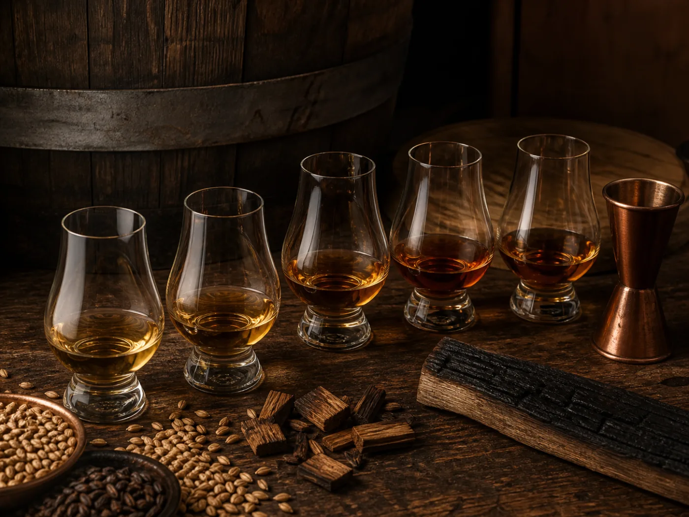 Lesson 6 covering Whisky regions and barrel influence